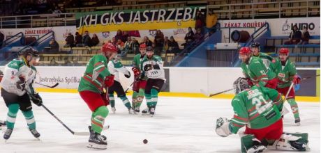 Dramat w końcówce. JKH GKS Jastrzębie przegrywa po zaciętym boju z Zagłębiem