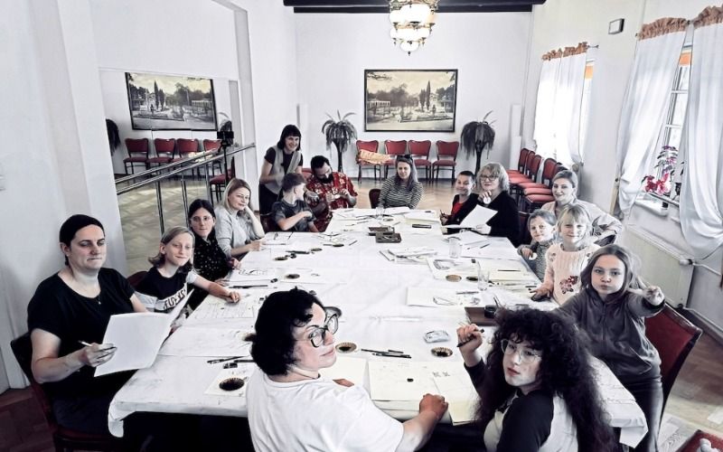 "Transformacja, edukacja, sztuka" - fotorelacja z poranków ze sztuką, fot. Fundacja Harmonicznego Chaosu