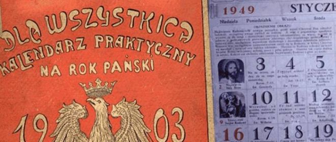 Sześć wieków kalendarzy w Polsce