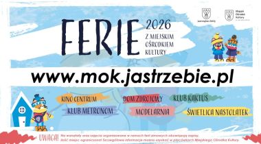 Ferie zimowe 2026 z Miejski Ośrodkiem Kultury - luty 2026 - sprawdź program